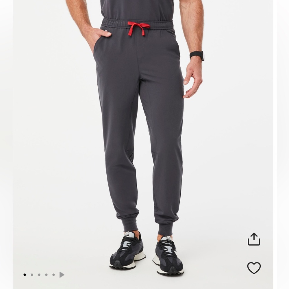 Figs Men's Charcoal Tansen Joggers